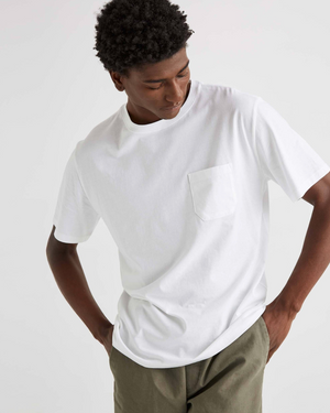 
                  
                    Load image into Gallery viewer, Richer Poorer Pima Pocket Tee - &amp;#39;White&amp;#39;
                  
                