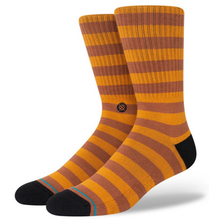 
                  
                    Load image into Gallery viewer, Stance &amp;#39;Breton&amp;#39; Mid Cushion Infiknit Cotton Blend Socks - &amp;#39;Brown&amp;#39;
                  
                