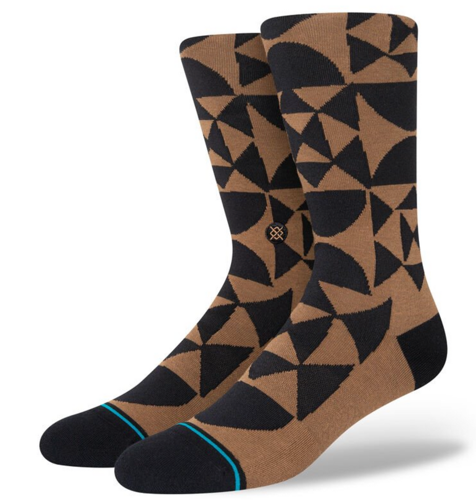 
                  
                    Load image into Gallery viewer, Stance &amp;#39;Alter&amp;#39; Light Cushion Infiknit Cotton Blend Crew Socks - &amp;#39;Brown&amp;#39;
                  
                