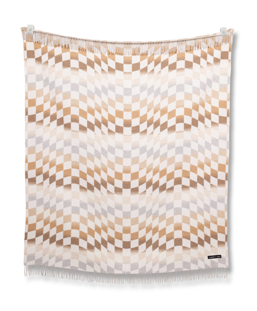 Sackcloth + Ashes Blanket - 'Checkered Palm Desert'