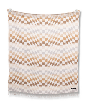 
                  
                    Load image into Gallery viewer, Sackcloth + Ashes Blanket - &amp;#39;Checkered Palm Desert&amp;#39;
                  
                