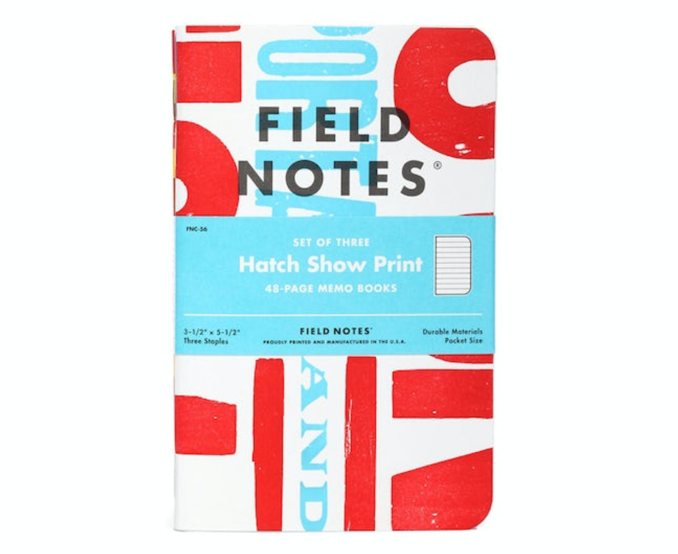 Field Notes Hatch Show Print Edition From Nashville