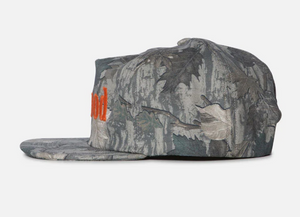 
                  
                    Load image into Gallery viewer, Elwood Trademark Snapback Hat - &amp;#39;Real Camo / Orange&amp;#39;
                  
                