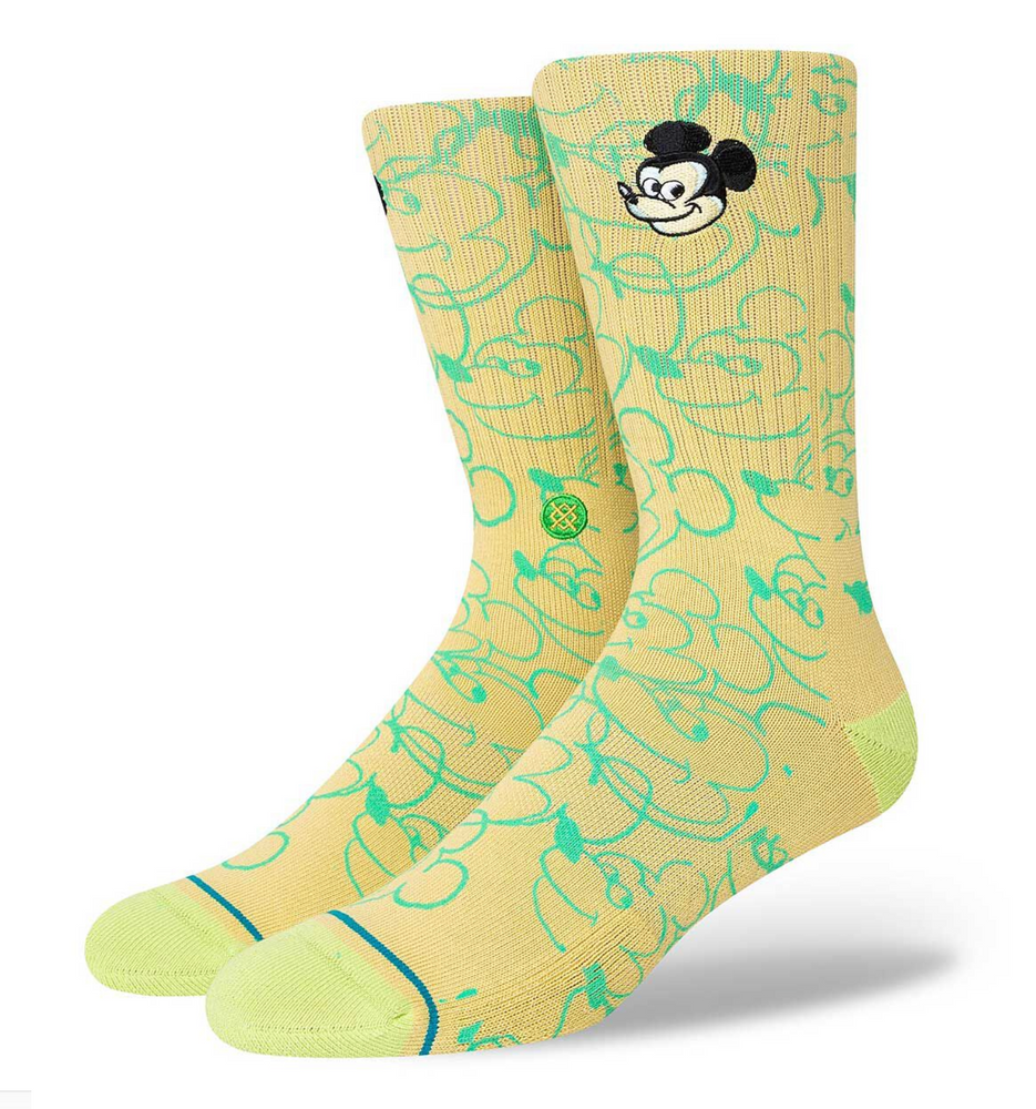 
                  
                    Load image into Gallery viewer, Stance x Disney Mid Cushion Crew Sock - &amp;#39;Dillon Froelich Mickey&amp;#39;
                  
                