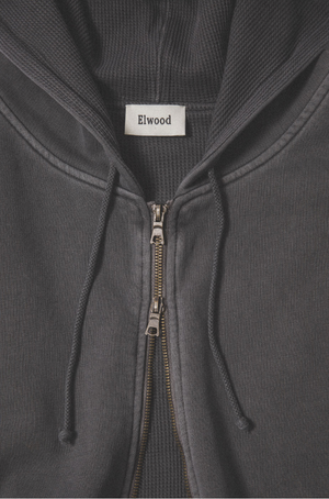 
                  
                    Load image into Gallery viewer, Elwood Clothing Core Zip Hoodie - &amp;#39;Vintage Grey&amp;#39;
                  
                