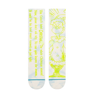 
                  
                    Load image into Gallery viewer, Stance Crew Socks x &amp;#39;The Grinch&amp;#39; - &amp;#39;Merry Grinchmas / Offwhite&amp;#39;
                  
                