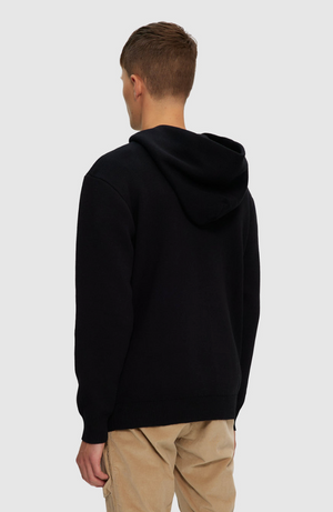 
                  
                    Load image into Gallery viewer, Kuwalla Heavyweight Knitted Hoodie - &amp;#39;Black&amp;#39;
                  
                