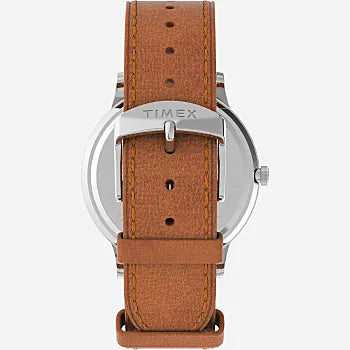
                  
                    Load image into Gallery viewer, Timex - &amp;#39;Waterbury Classic&amp;#39; 40mm Leather Strap Watch - &amp;#39;SS / Tan / Gray&amp;#39;
                  
                
