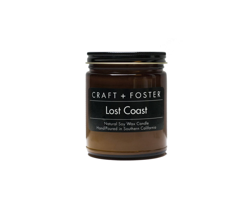 Craft + Foster Natural Soy Wax Candle - 'Lost Coast'