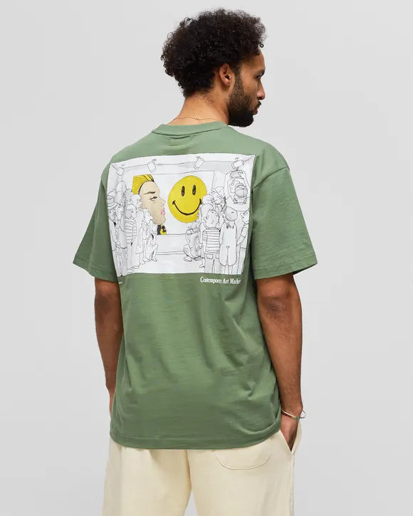 
                  
                    Load image into Gallery viewer, Market &amp;#39;Contemporary Art Market&amp;#39; T-Shirt - &amp;#39;Sage&amp;#39;
                  
                